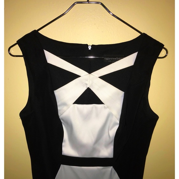 Connected Apparel Black & White Dress - Picture 2 of 2